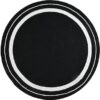 Live Beautiful ! Handwoven Jute Rug Reversible Carpet for Farmhouse, Living Room & Bedroom (Black, 100 cm Round)