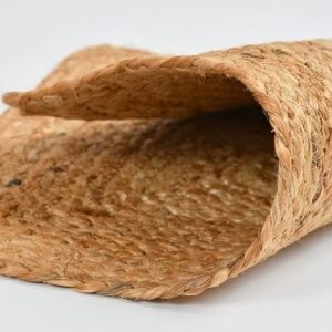 Sonia Collections Handwoven Jute Reversible Mat & Runner for Kitchen Floor mat, Doormat & bathmat (16"X24" inch, Beige)