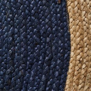 Sonia Collections Alpine Black Natural Jute Rug – Eco-Friendly Floor Decor
