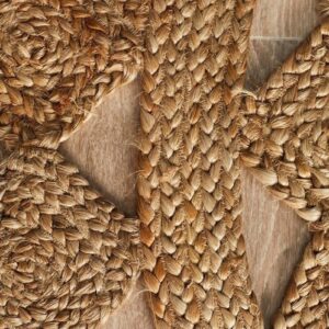 Sonia Collections Acon Tessellate Jute Round Rug - Eco-Friendly Style for Your Home