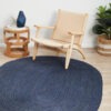 Sonia Collections Bondi Navy Oval Rug