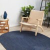 Sonia Collections Bondi Navy Oval Rug