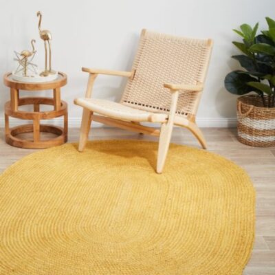 Sonia Collections Jute Yellow Rug Size 150x220 cm 
