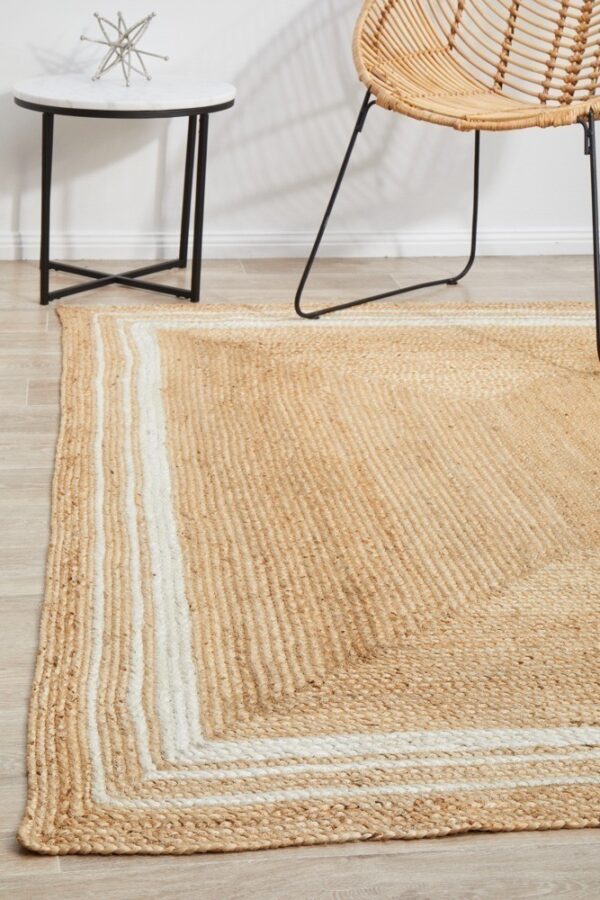 Hand Braided Indian Jute Rug 150x220 cm