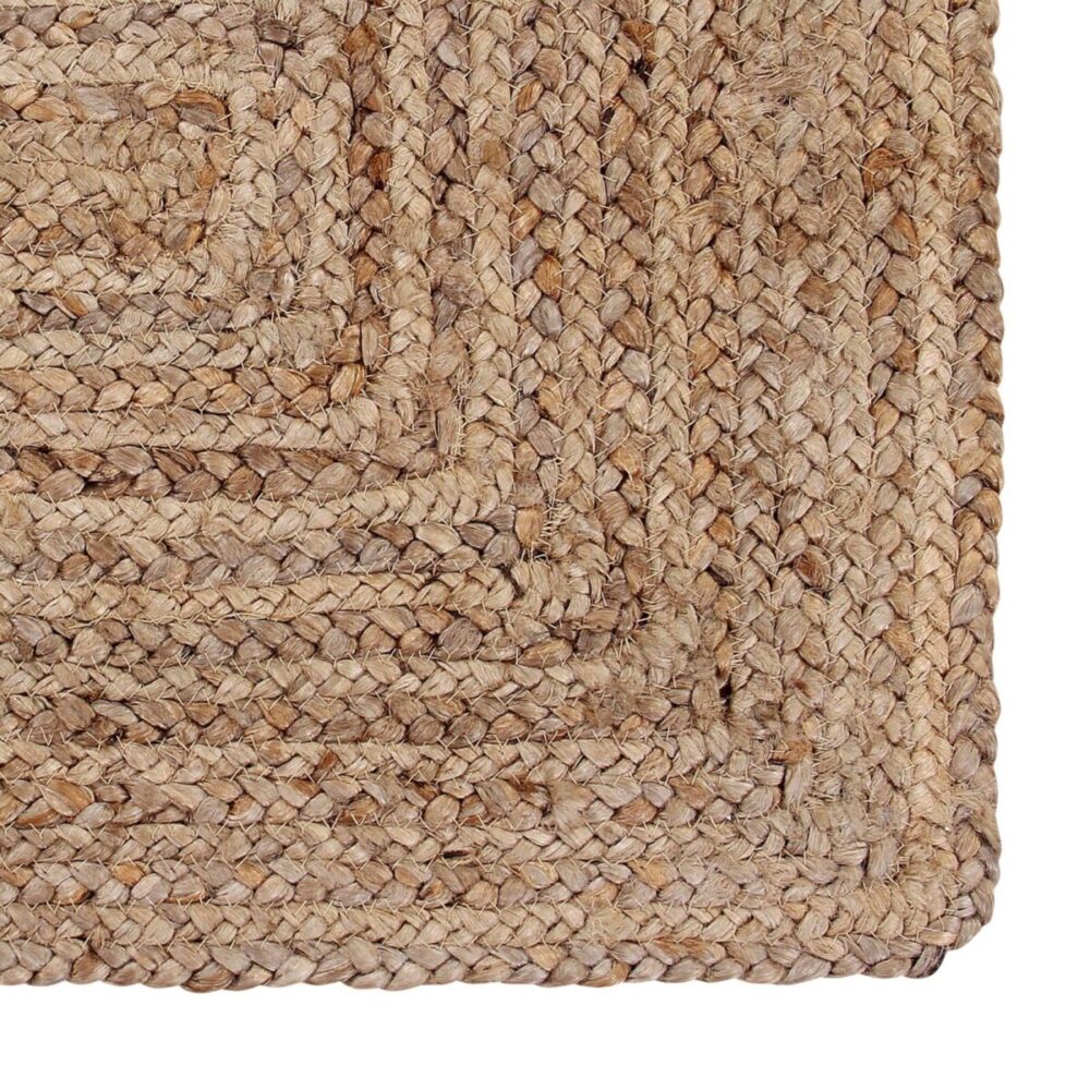 Sonia Collections Eco-Friendly Jute Braided Doormat for Stylish Entryways  1.5 X 2.5 Ft