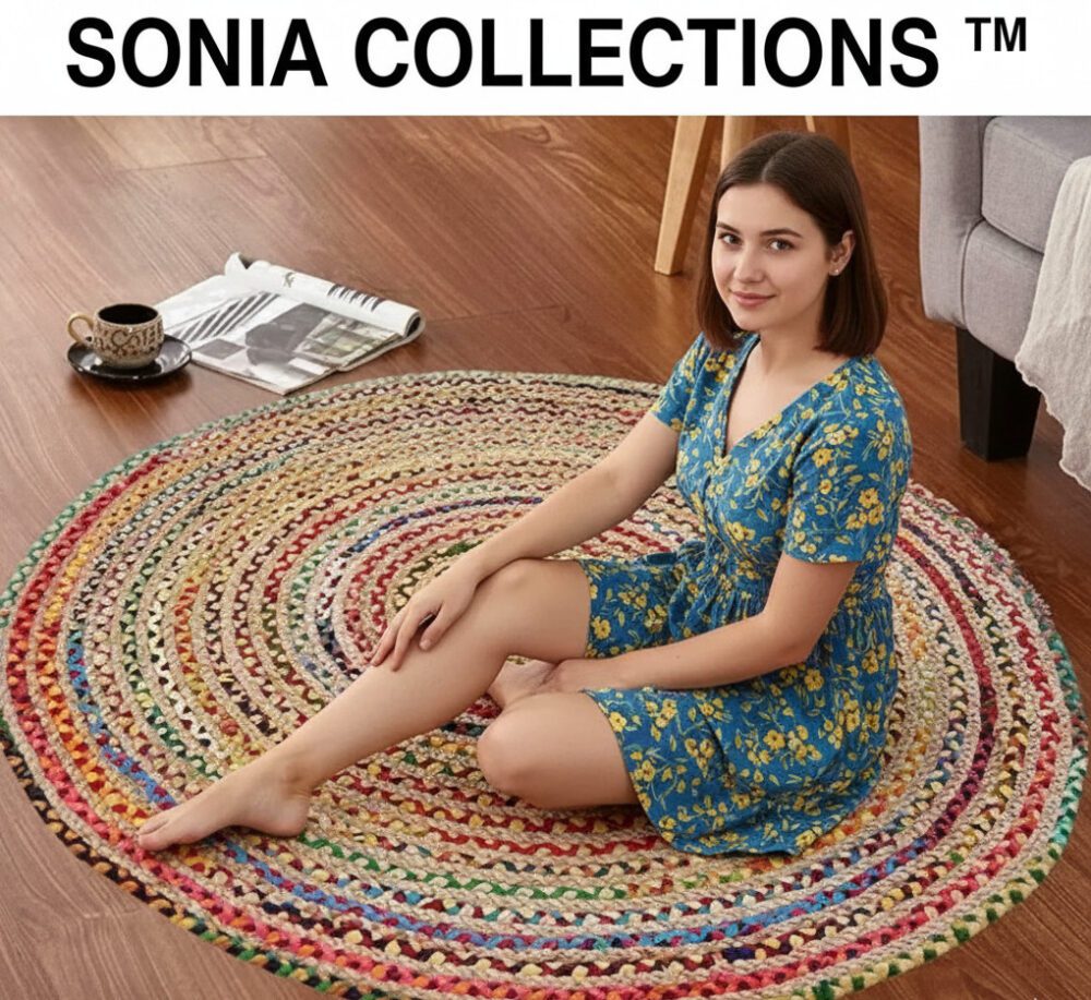 Cotton Chindi Rugs Reversible & Handmade for Indoor Use for USA