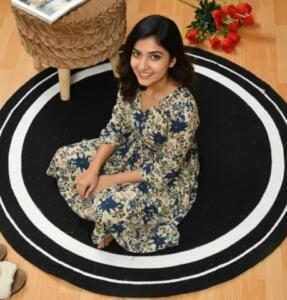 sonia 6 Sonia Collections Black Round Table for Living Room & Bedroom, 100 cm Free shipping