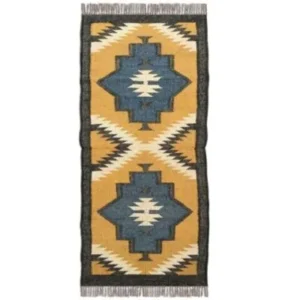Sonia Collections™ Wool & Jute Dhurrie Rug - Cozy Indoor Accent for Any Space
