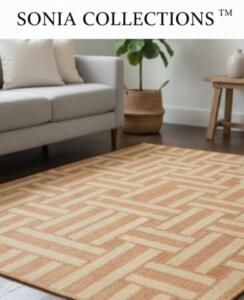 Sonia Collections™ Hemp Natural Rug 2x4 Feet - Stylish Design for Living Room 2025