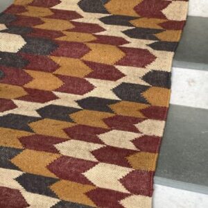 Sonia Collections™ Hand Woven Kilim Runner Rug 300x60cm for Stylish Interiors