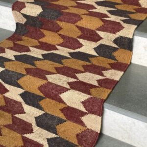 Sonia Collections™ Hand Woven Kilim Runner Rug 300x60cm for Stylish Interiors