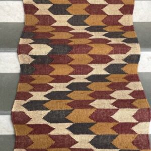 Sonia Collections™ Hand Woven Kilim Runner Rug 300x60cm for Stylish Interiors