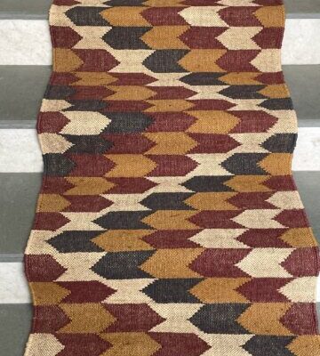 Hand Woven Kilim Runner Rug 300x60cm for Stylish Interiors