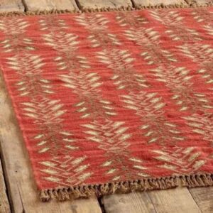 s-l960 Sonia Collections™ Handcrafted Eco-Friendly Wool and Jute Dhurrie Rug for Decor