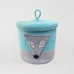 Cotton Woven Shelf Baskets for Stylish Home Organization