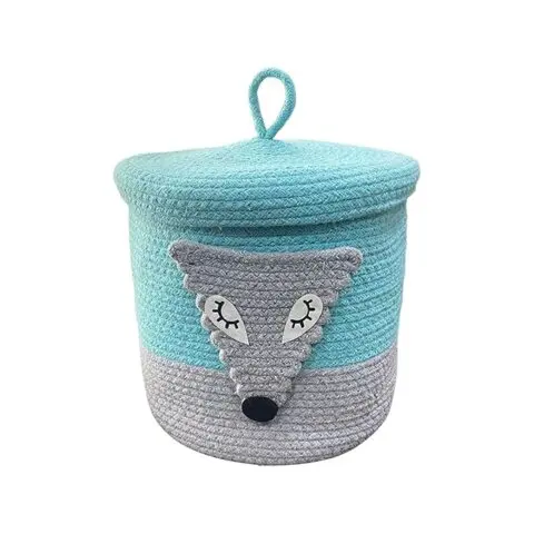 Cotton Woven Shelf Baskets for Stylish Home Organization