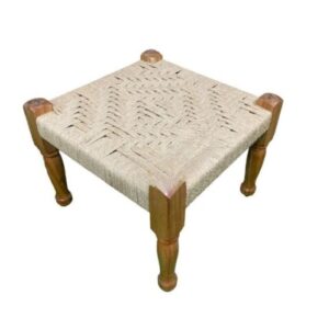 Colorful Indian Ottoman Stool for Stylish Home Décor and Comfort