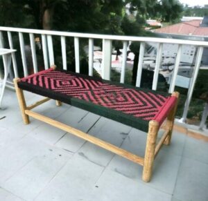 MUDHA-184A Classic Wooden Outdoor Bench - Stylish & Durable Seating Solution