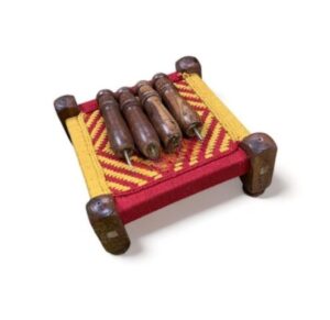 Foldable Wooden Stools with Removable Legs for Easy Storage