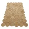 Sonia Collections™ Elegant Solid Color Natural Jute Area Rug for Chic Home Interiors