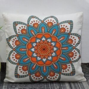 Sonia Collections Floral Print Pillow Covers - Elegant Decor Set of 4 for Home