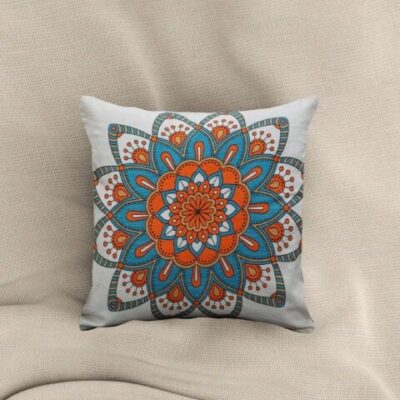 Sonia Collections Floral Print Pillow Covers - Elegant Decor Set of 4 for Home