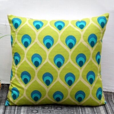 Vibrant Digital Printed Peacock Cushion Covers for Chic Decor