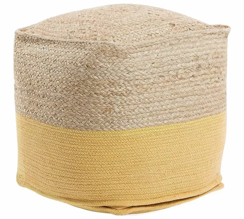 s-l960 (1) Sonia Collections Pouf Cover Natural Jute Braided for Stylish Home Decor