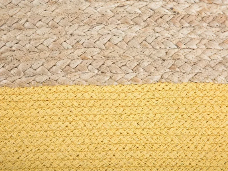 Sonia Collections Pouf Cover Natural Jute Braided for Stylish Home Decor