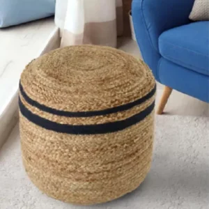 s-l960 Sonia Collections Natural Jute Pouf Cover for Stylish Living Room Decor