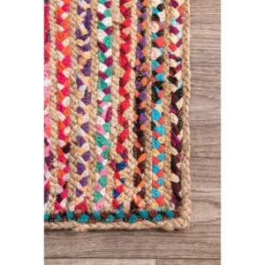 Sonia Collections Handwoven 2x3 feet Eco-Friendly Jute Rug for Stylish Interiors