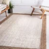 Handmade Jute Rug 2x3 ft – Natural White | Sonia Collections