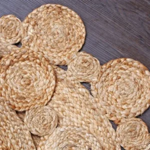 Eco-Friendly India-Made Sisal Rug for Sustainable Homes 2' x 2' feet