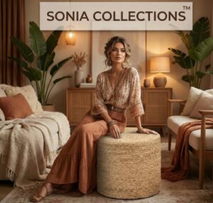 Braided Jute Ottoman Pouffe