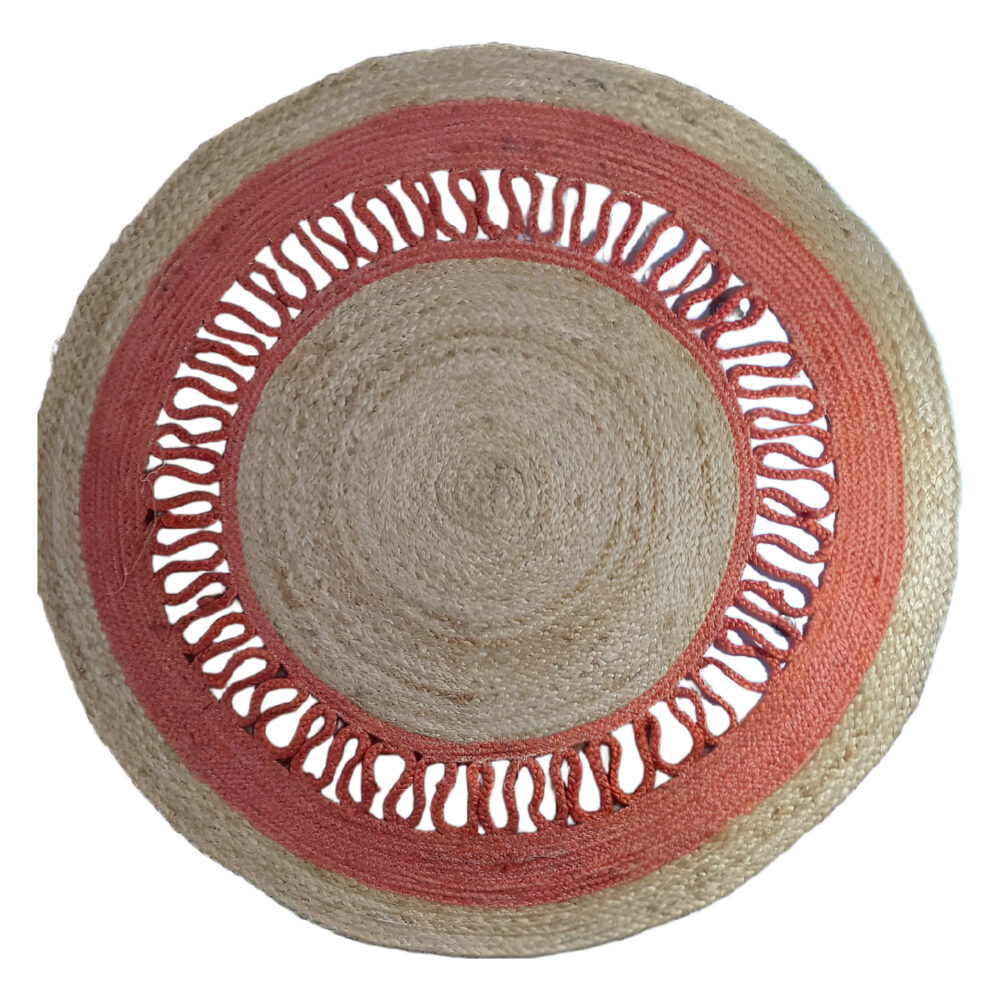 Natural Jute Round Rug – Eco-Friendly Artisan Mat | Sonia Collections™