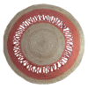 Natural Jute Round Rug – Eco-Friendly Artisan Mat | Sonia Collections™