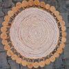 Handcrafted Round Jute Rug – Natural Braided Elegance for Cozy Spaces