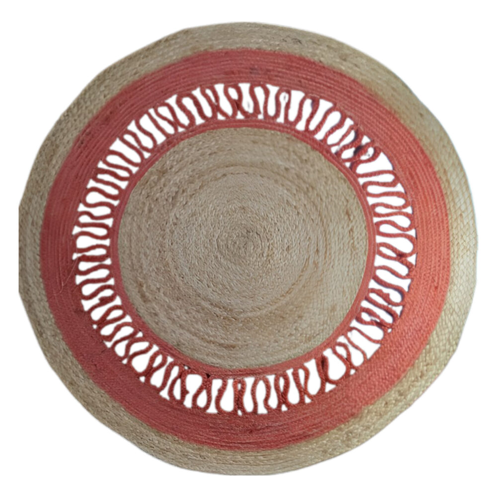 Natural Jute Round Rug – Eco-Friendly Artisan Mat | Sonia Collections™