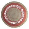 Natural Jute Round Rug – Eco-Friendly Artisan Mat | Sonia Collections™