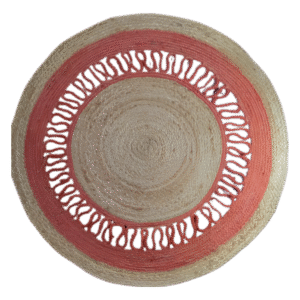Natural Jute Round Rug – Eco-Friendly Artisan Mat | Sonia Collections™