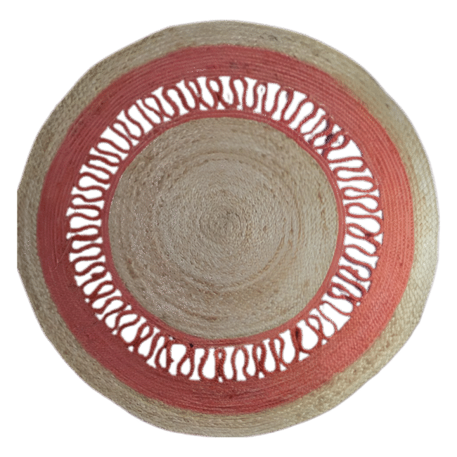 Natural Jute Round Rug – Eco-Friendly Artisan Mat | Sonia Collections™