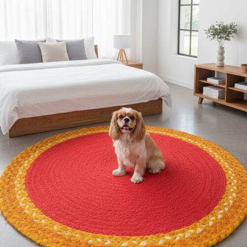 Gemini_Generated_Image_rqapq1rqapq1rqap (1) Handwoven Round Chindi & Jute Rug – Vibrant Artisan Comfort for Every Room