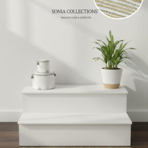 Beige White Jute Rug – Sonia Collections™ | Handmade