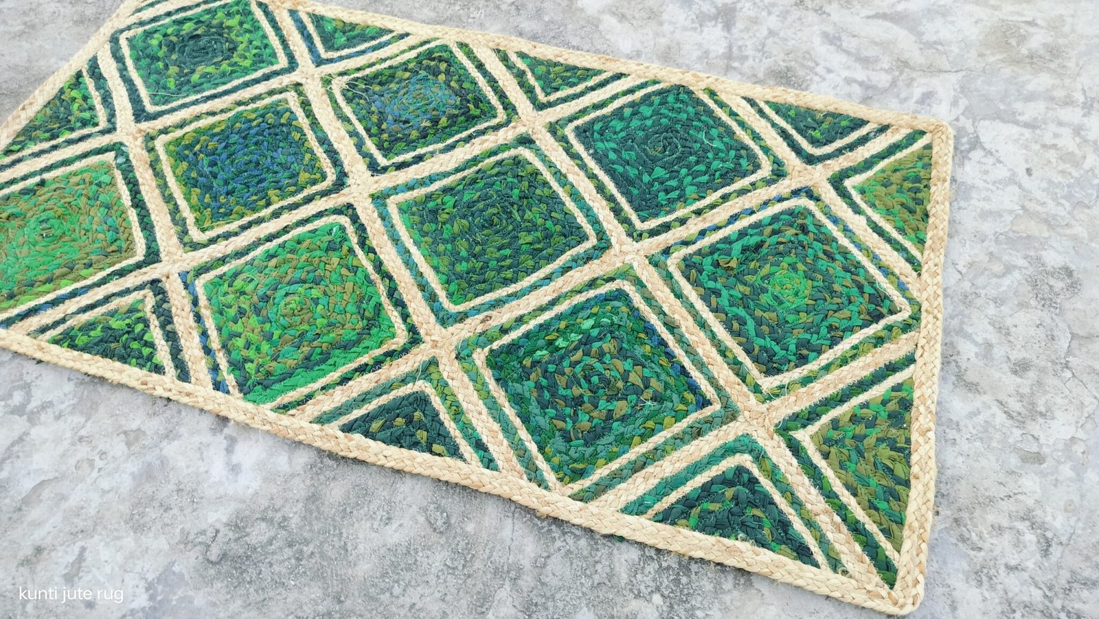 WhatsApp Image 2025-07-23 at 17.30.33_439c1ffd Green Diamond Jute Mat – Handwoven Artisan Texture | Sonia Collections™