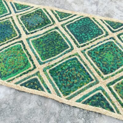 WhatsApp Image 2025-07-23 at 17.30.33_439c1ffd Green Diamond Jute Mat – Handwoven Artisan Texture | Sonia Collections™