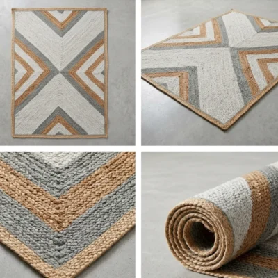 Cozy Patterned Living Room Rug | Modern Boho Style Sonia Collections™