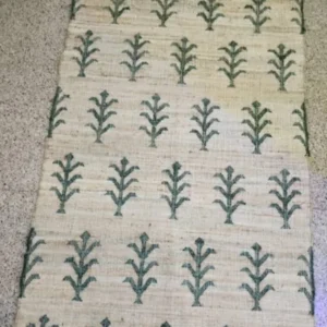 Handcrafted Jute Rug with Leaf Motifs | Sonia Collections™