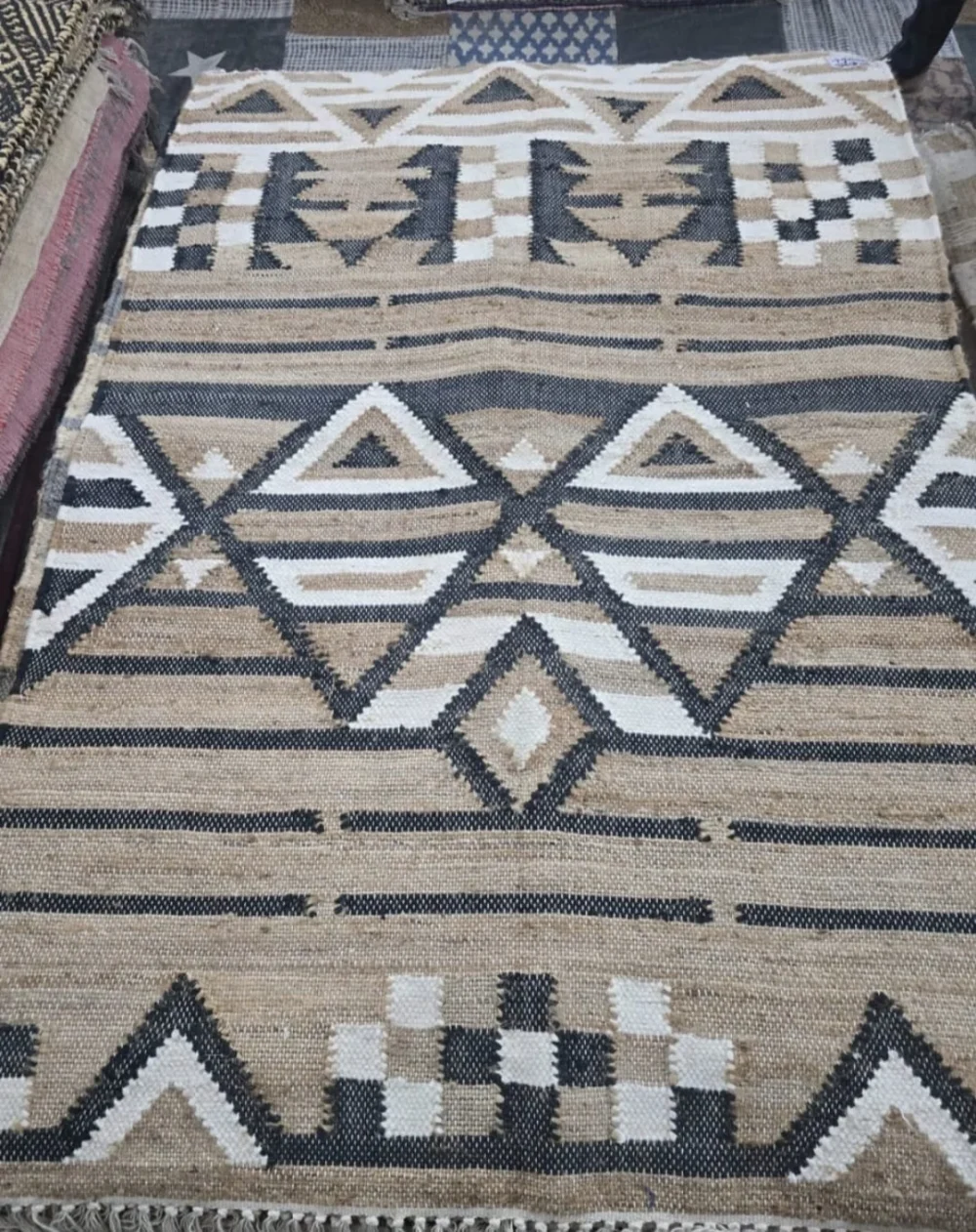 Handcrafted Jute Rug – Modern Boho Style | Sonia Collections™