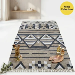 Handcrafted Jute Rug – Modern Boho Style | Sonia Collections™