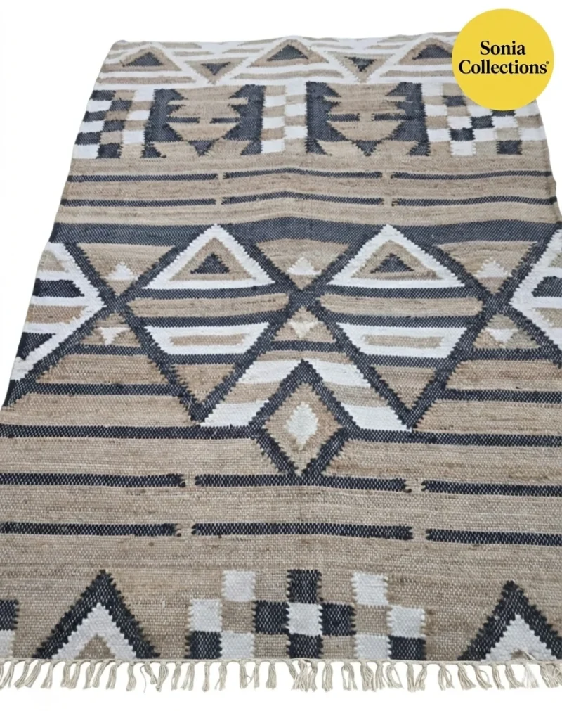 Handcrafted Jute Rug – Modern Boho Style | Sonia Collections™
